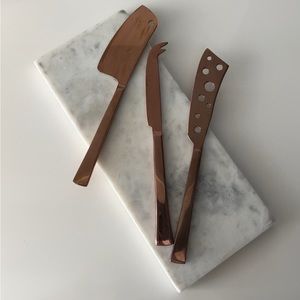 Marble Cheese Board + Utensils
